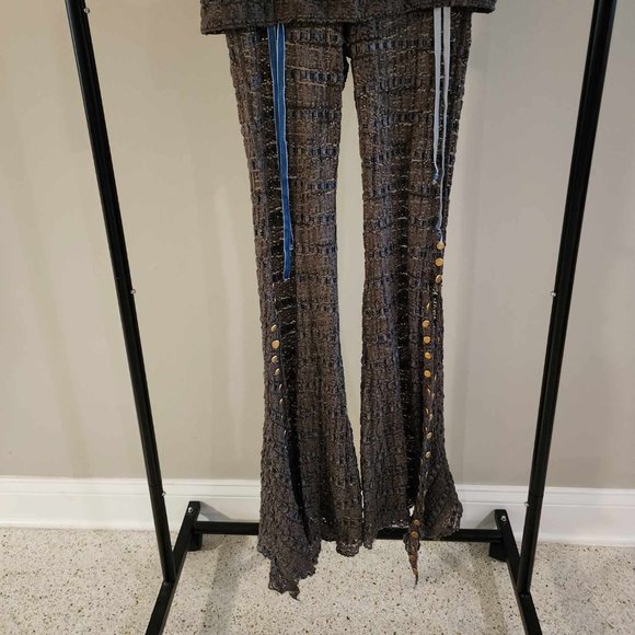 Melodia Designs Lace Flare Leg Pants - Picture 2 of 11